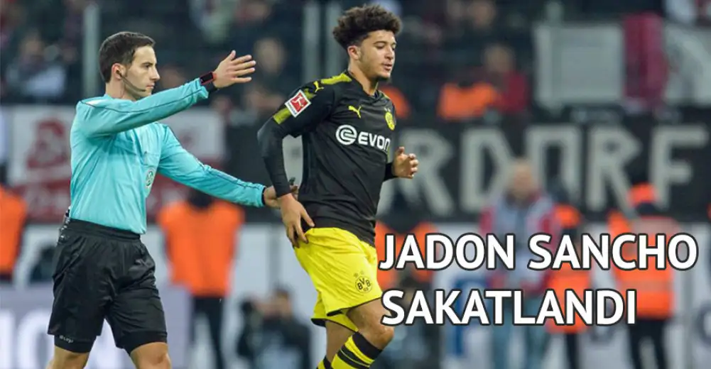 Borussia Dortmund'un Genç Yıldızı Jadon Sancho Sakatlandı