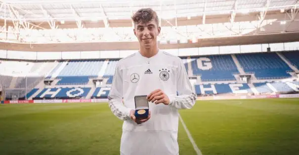 Kai Havertz 2018 en iyi genç oyuncu, Fritz Walter ödülünü aldı