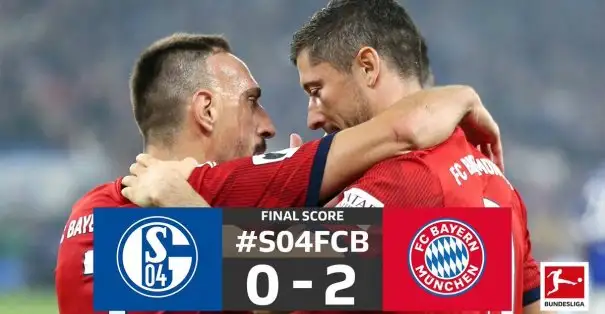 Bayern Münih deplasmanda Schalke 04'ü 2-0 yeniyor ve liderliğe devam ediyor