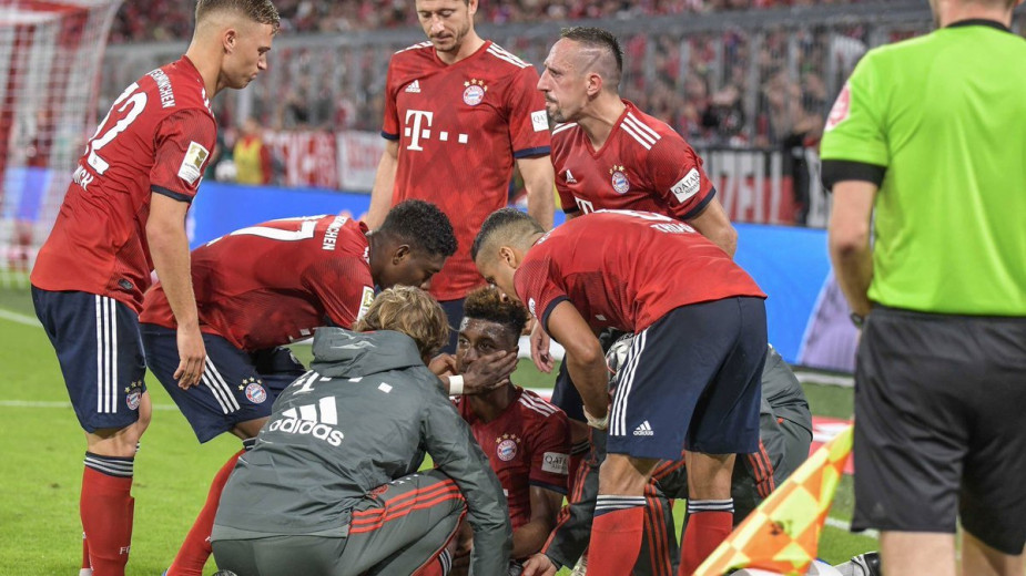 Kingsley Coman sakatlandı Kingsley Coman sakatlandı