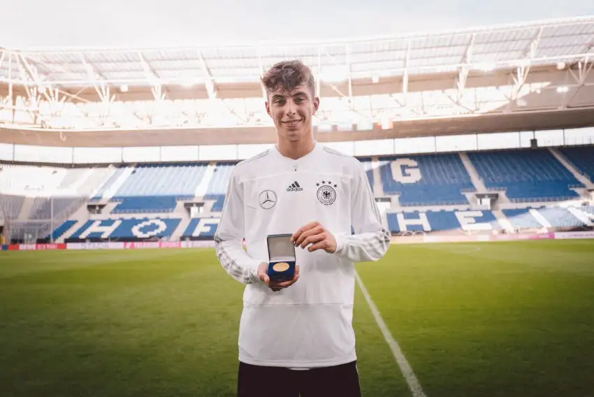 Kai Havertz 2018 en iyi genç oyuncu, Fritz Walter ödülünü aldı