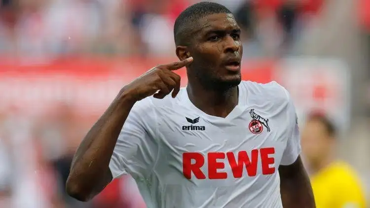 Anthony Modeste Köln'ün U21 takımıyla antrenmanlara çıkıyor.