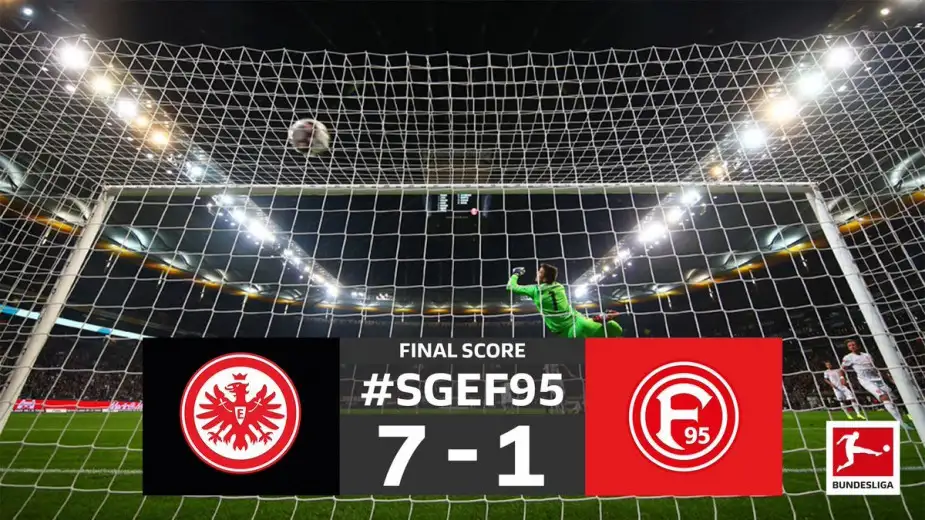 Eintracht Frankfurt gol olup yağdı
