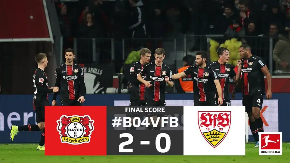 Bayer Leverkusen haftanın açılış maçında Stuttgart'ı Kevin Volland'ın 2 golüyle 2-0 mağlup etti.