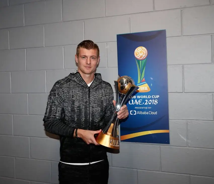 Toni Kroos FIFA Kulüpler Dünya Kupası'nı 5 kez kazanan ilk futbolcu oldu