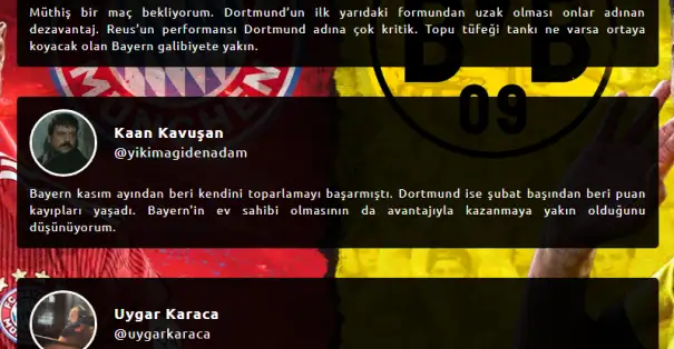 Spor medyasından ünlü isimlere der Klassiker'i sorduk