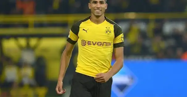 Achraf Hakimi Dortmund'luları biraz şaşırtmış olabilir. 
