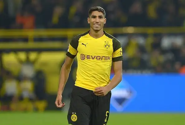 Achraf Hakimi Dortmund'luları biraz şaşırtmış olabilir. 