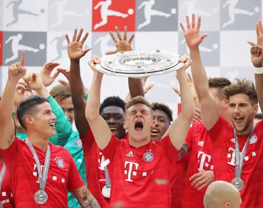 Joshua Kimmich 34 haftanın tamamında sahada 90 dakika yer aldı