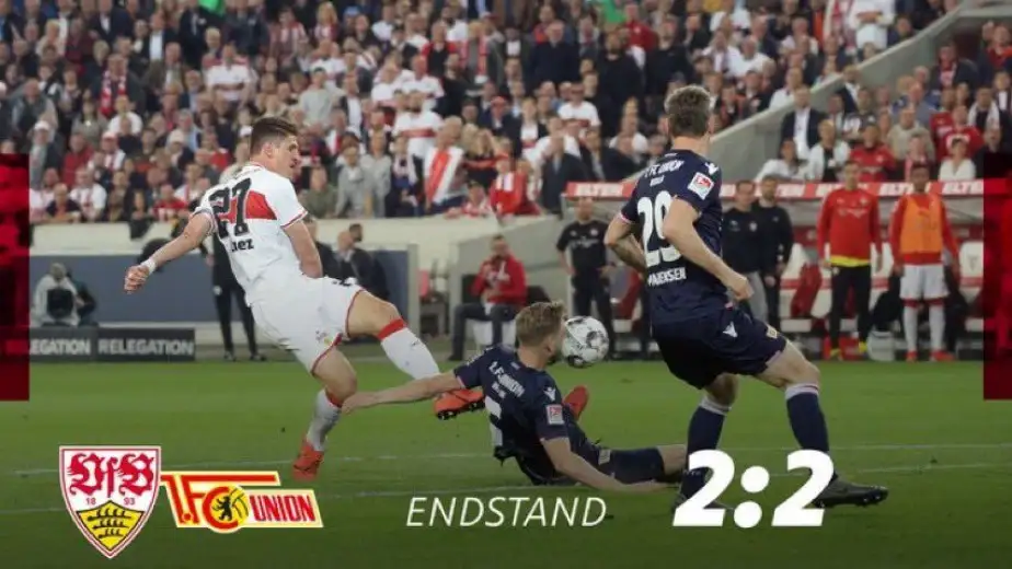 Stuttgart - Union Berlin arasında oynanan playout ilk maçı 2-2 sona erdi