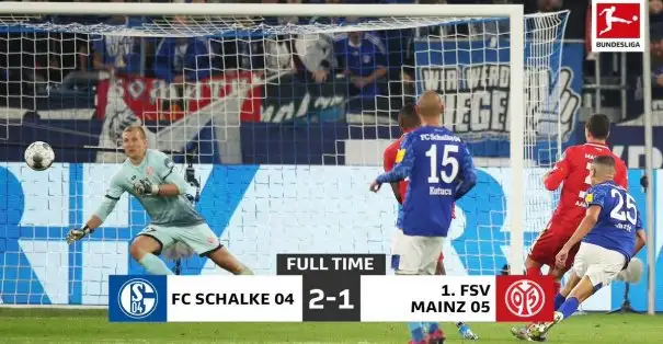 Schalke 04 Mainz'i 2-1 mağlup etti ve ligde art arda 3. galibiyetini aldı