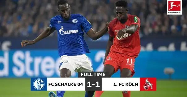 Schalke 04 Köln karşısında 2 puanı bıraktı