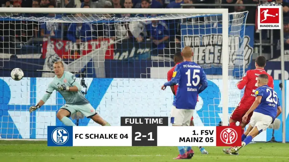 Schalke 04 Mainz'i 2-1 mağlup etti ve ligde art arda 3. galibiyetini aldı