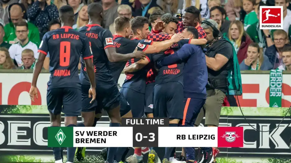 RB Leipzig Werder Bremen'i rahat oyunla 3-0 geçti