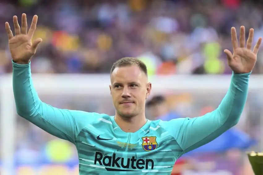 ter Stegen Getafe-Barcelona maçında Suarez'in attığı golün asistini yaptı