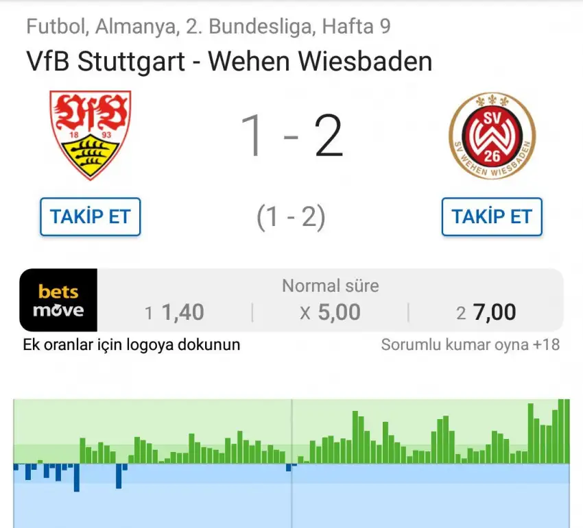 2.Bundesliga'da sıradan bir gün