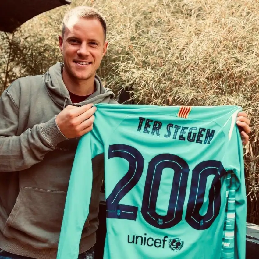 ter Stegen Barcelona'yla 200. maçına çıktı