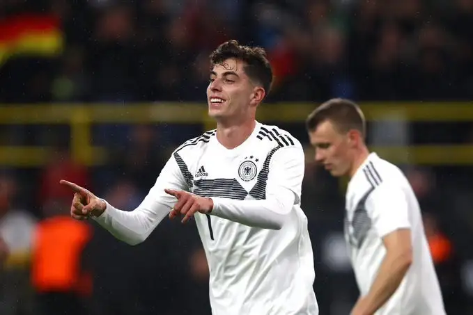 Arjantin karşısında milli formayla ilk kez gol atan Kai Havertz: 