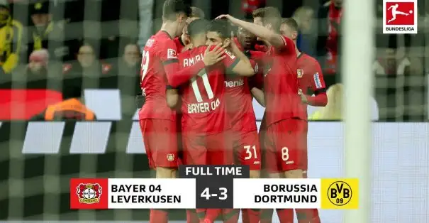 Bayer Leverkusen'den altın değerinde 3 puan!