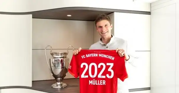 Thomas Müller ile Bayern Münih 2023'e kadar sözleşme imzaladı