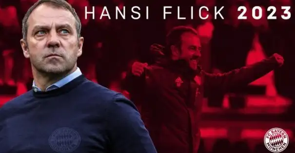 Bayern Münih Hansi Flick ile 2023'e kadar uzattığını duyurdu