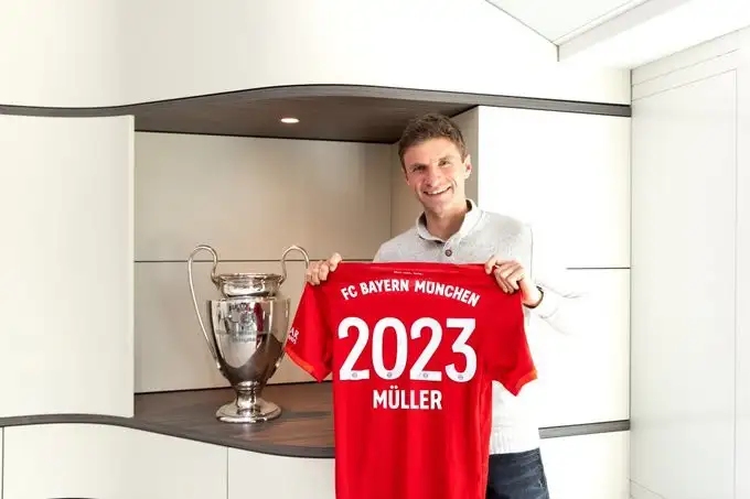 Thomas Müller ile Bayern Münih 2023'e kadar sözleşme imzaladı