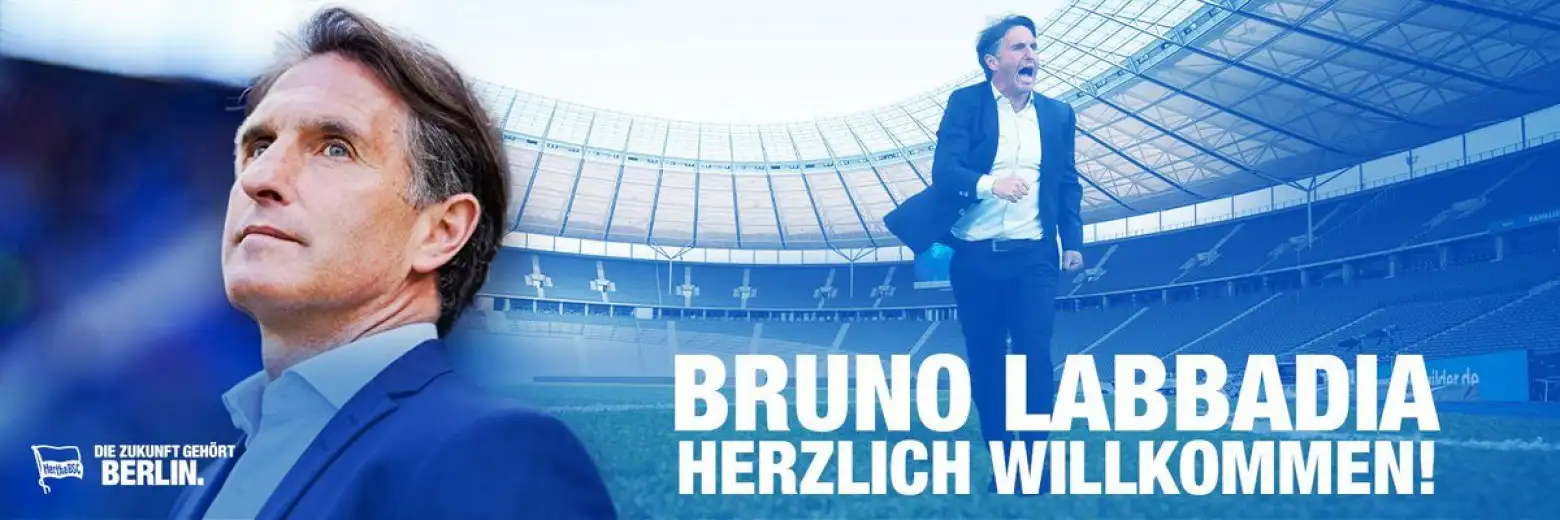 Hertha Berlin Bruno Labbadia'yı görevine getirdiğini duyurdu
