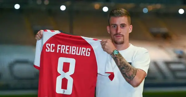 Freiburg, Ligue 1 ekiplerinden Angers'te forma giyen Baptiste Santamaria 'yı transfer ettiğini duyurdu