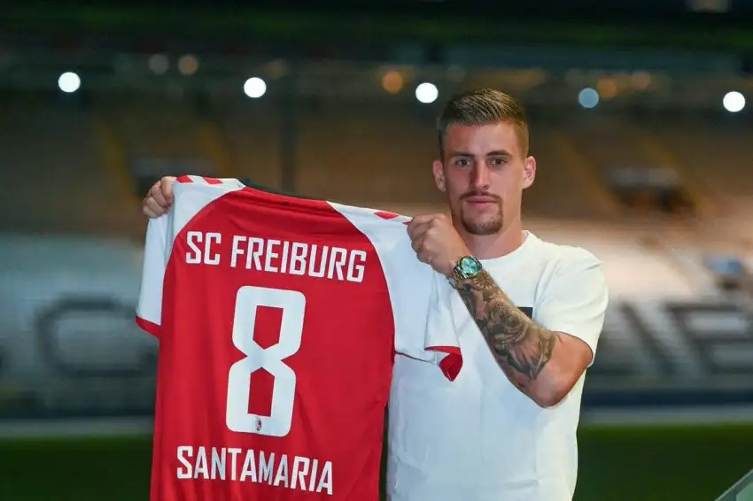 Freiburg, Ligue 1 ekiplerinden Angers'te forma giyen Baptiste Santamaria 'yı transfer ettiğini duyurdu