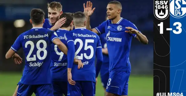 Ulm 1846'yı kupadan eleyen Schalke 04 2020 yılı içerisinde 4. kez resmi bir maç kazandı