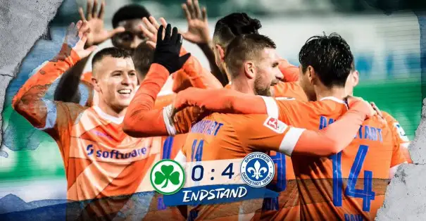Darmstadt deplasmanda Greuther Fürth'ü 4-0 ile geçti