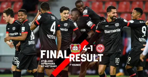 Bayer Leverkusen DFB Pokal erteleme maçında Eintracht Frankfurt'u geçti