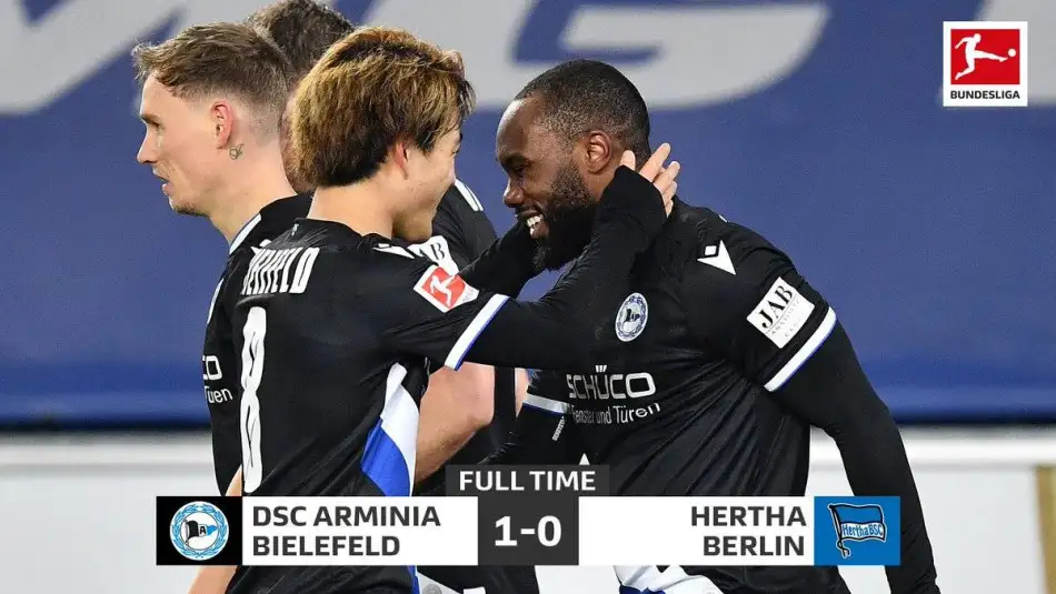 Hertha'ya Bielefeld'de de puan yok