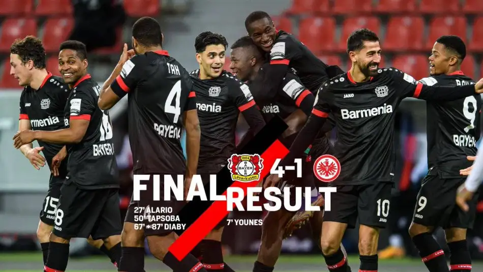 Bayer Leverkusen DFB Pokal erteleme maçında Eintracht Frankfurt'u geçti