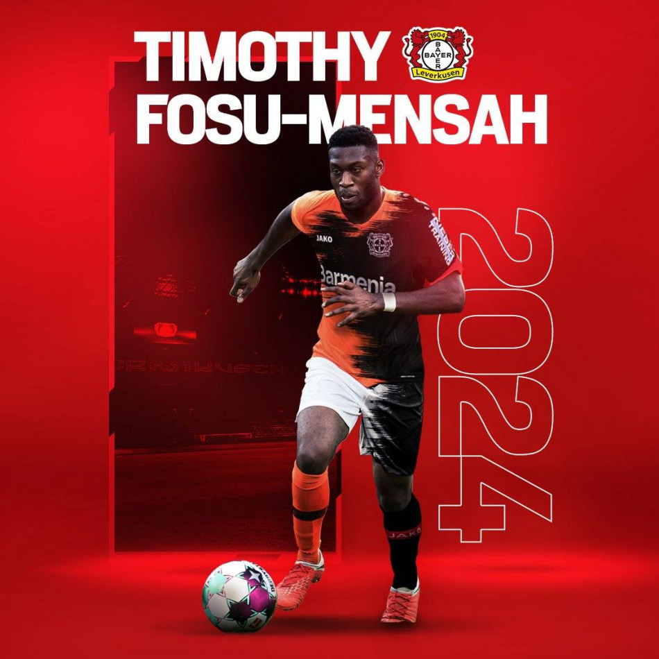Bayer Leverkusen Timothy Fosu-Mensah'ı transfer etti Bayer Leverkusen Timothy Fosu-Mensah'ı transfer etti