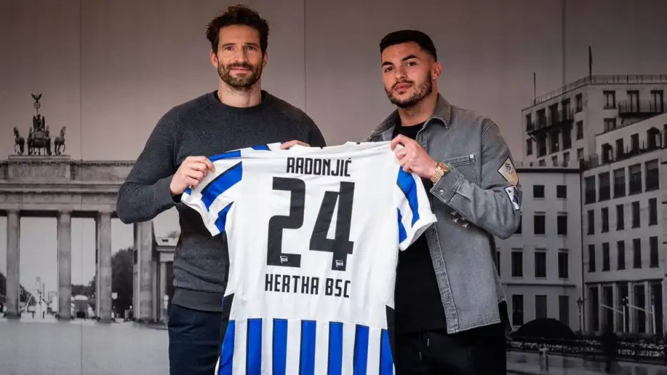 Hertha Berlin Nemanja Radonjić 'i sezon sonuna kiraladı