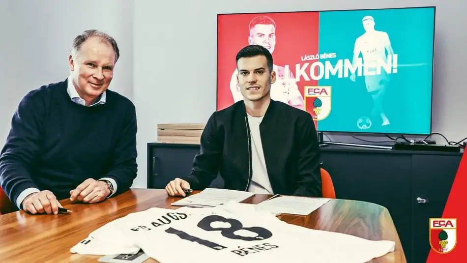 Augsburg Laszlo Benes'i sezon sonuna kadar kiraladı