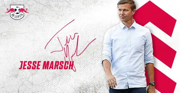 RB Leipzig Jesse Marsch'ı teknik direktörlük görevine getirdiğini açıkladı