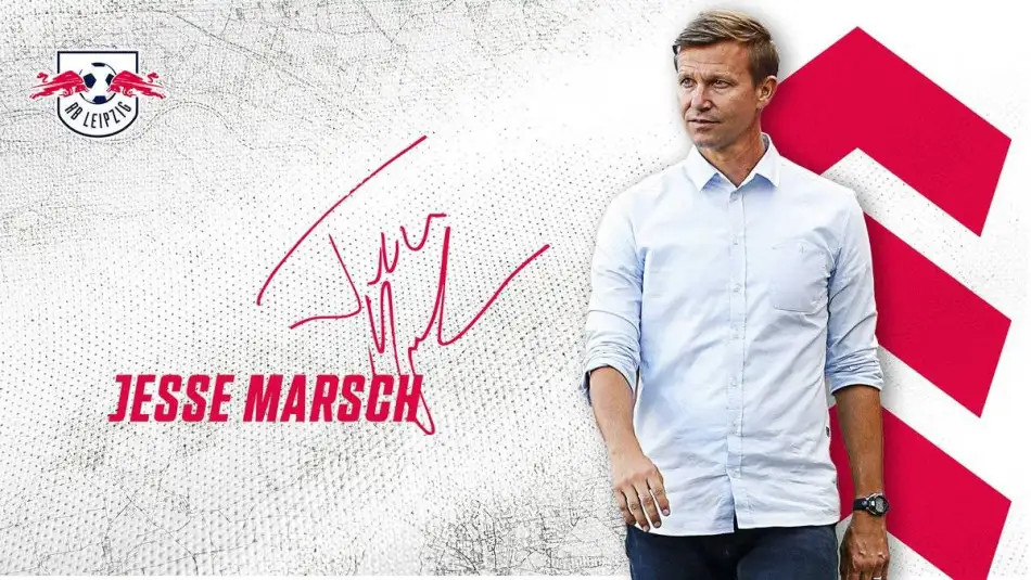 RB Leipzig Jesse Marsch'ı teknik direktörlük görevine getirdiğini açıkladı
