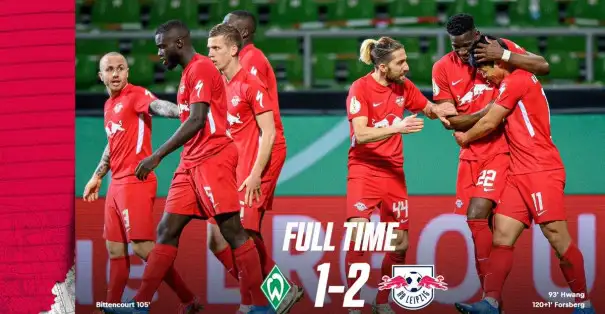 DFBPokal yarı finalinde kazanan RB Leipzig oldu