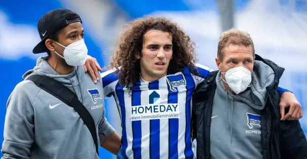 Hertha Berlin'in Arsenal'den kiraladığı Matteo Guendouzi'nin ayağında kırık