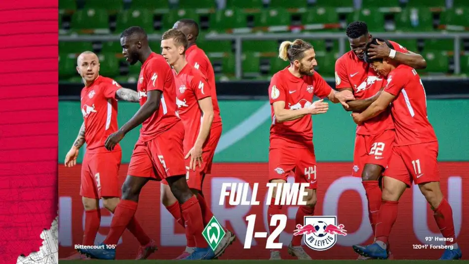 DFBPokal yarı finalinde kazanan RB Leipzig oldu