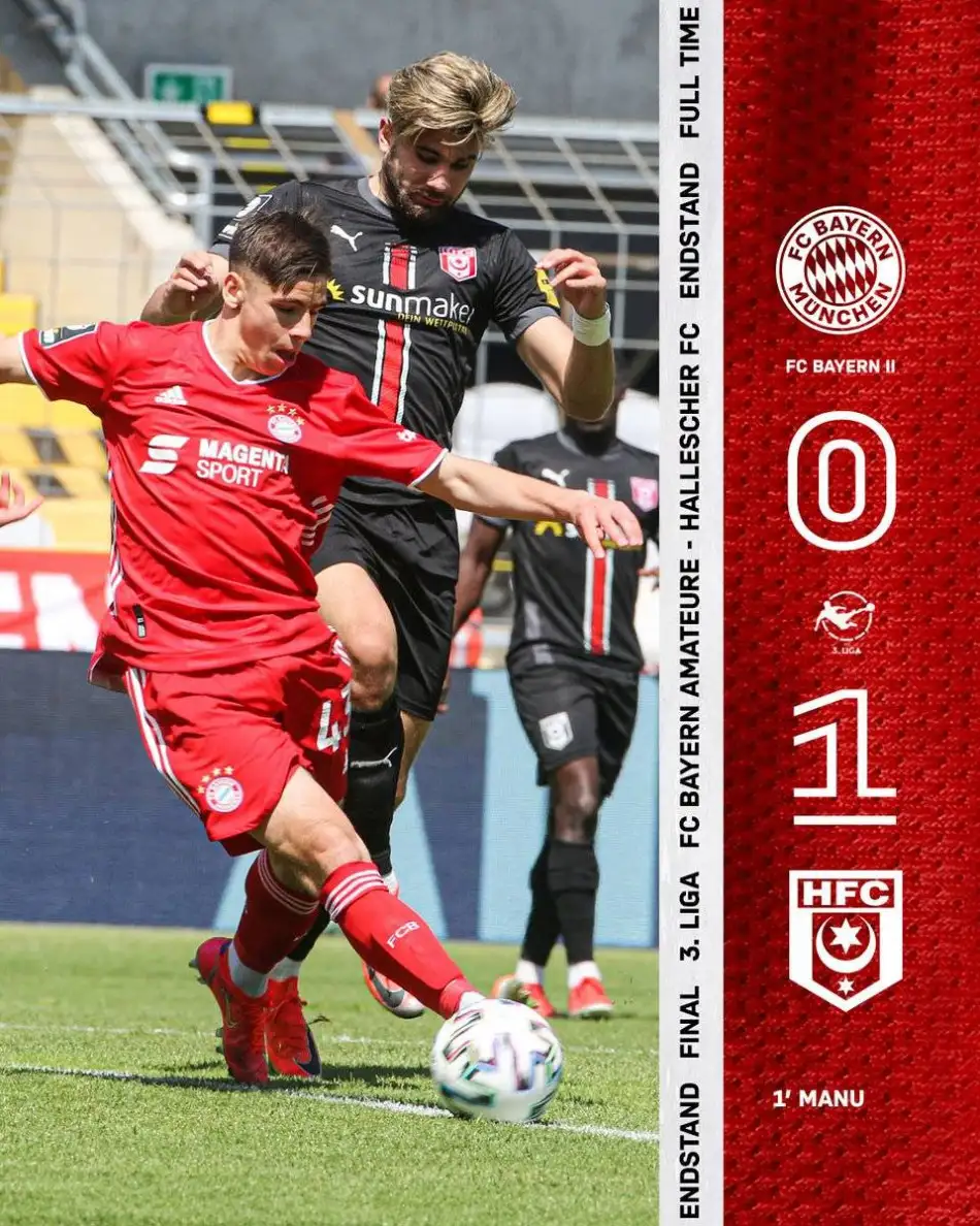 Bayern Münih'in 3. ligde mücadele eden 2. takımı bölgesel lige düştü