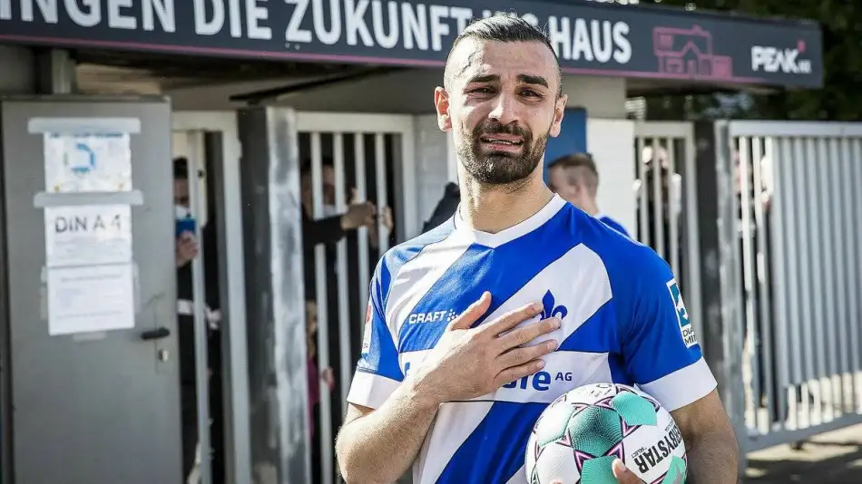 Darmstadt Serdar Dursun'a web sitesinden teşekkür mesajı yayınladı