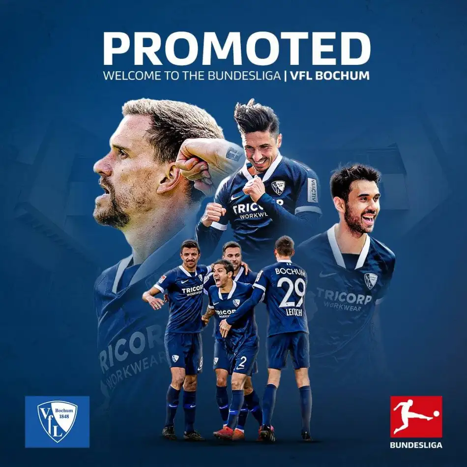 2. Bundesliga'da şampiyon Bochum ve 2. sıradaki Greuther Fürth Bundesliga biletini aldı