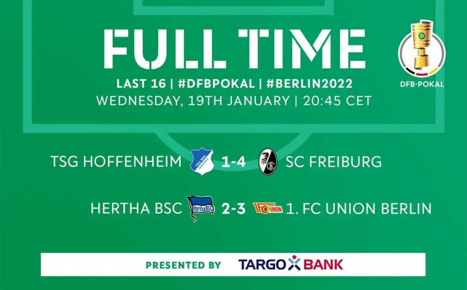 DFB Pokal'de son çeyrek finalistler de belli oldu