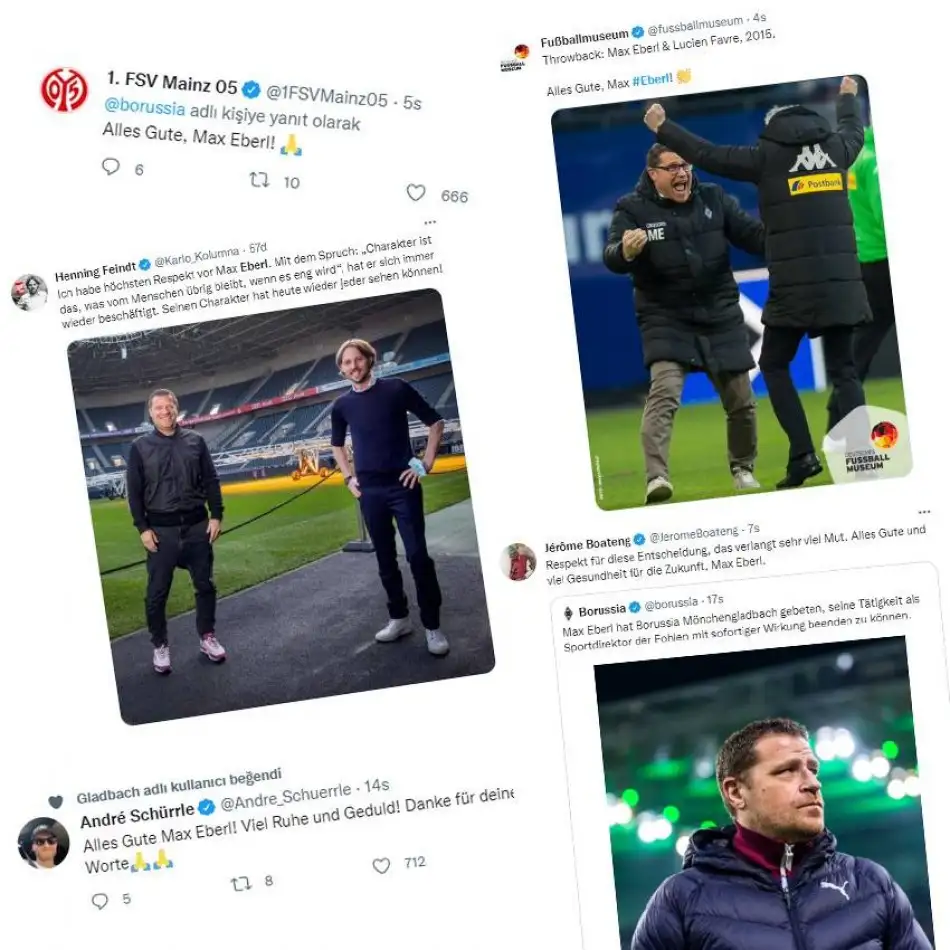 Max Eberl'in istifası Alman futbol kamuoyunda çok ses getirdi
