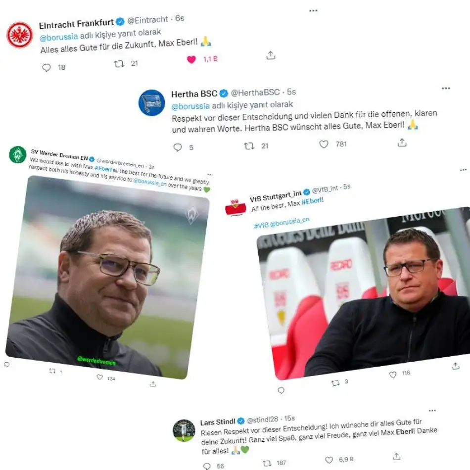 Max Eberl'in istifası Alman futbol kamuoyunda çok ses getirdi